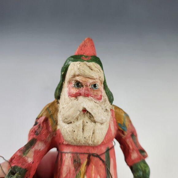 House of Hatten 1988 Folk Santa Elf Holding Star D Calla Christmas Ornament VTG - Picture 7 of 9